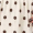 Cream And Brown Polka Dot Frill Hem Mini Dress