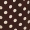 Chocolate Polka Dot Bardot Frill Culotte Jumpsuit